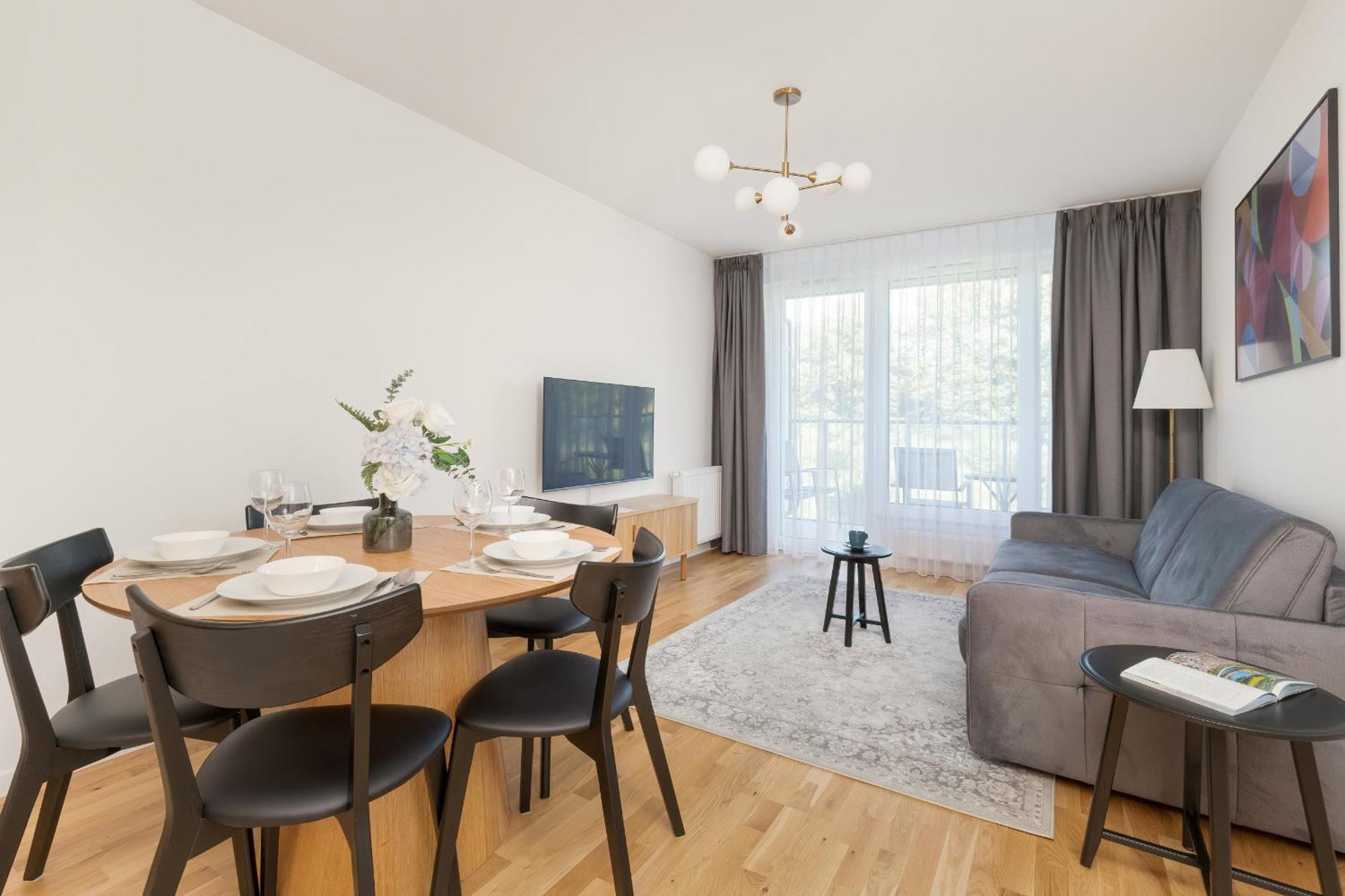 Stylowy Apartament W Gdansku Parking & Ekspres Do Kawy By Noclegi Renters Bagian luar foto